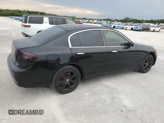 2005 Infiniti G35 with VIN JNKCV51F75M313074, listed as a Copart auction lot 54446015 with 203,991 mi miles and Salvage Title. Bid and sale history available at DreamBid. Image 3.