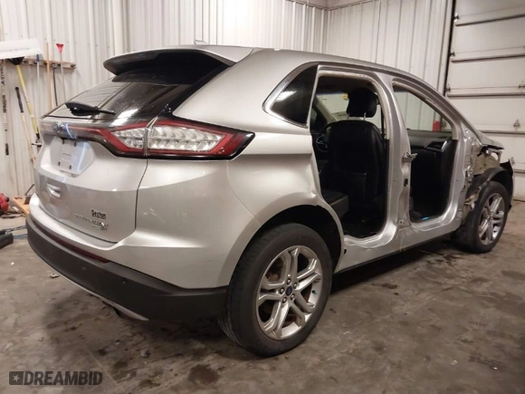 2016 Ford Edge Titanium with VIN 2FMPK4K99GBC50286, listed as a IAAI auction lot 40288560 with 107,331 mi miles. Bid and sale history available at carsss.com. Image 4.