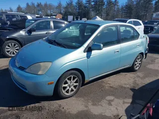 2002 Toyota Prius with VIN JT2BK18UX20049069, listed as a IAAI auction lot 41677053 with 1 mi miles. Bid and sale history available at carsss.com. Image 2.