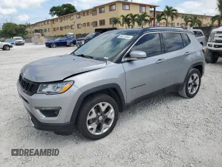 2020 Jeep Compass Limited with VIN 3C4NJDCB6LT246324, listed as a Copart auction lot 54013845 with 47,587 mi miles and Salvage Title. Bid and sale history available at DreamBid. Image 1.