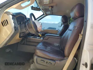 2015 Ford F-350 Lariat with VIN 1FT8W3DTXFEA10084, listed as a Copart auction lot 56049975 with Not provided miles and Salvage title. Bid and sale history available at DreamBid. Image 7.
