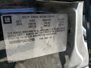 2010 Cadillac CTS-V z VIN 1G6DV5EP9A0102195, wystawiony jako Copart lot #76937414 z przebiegiem 50 897 mil mil oraz Szkoda całkowita • Salvage title. Historia ofert i sprzedaży dostępna na DreamBid. Obrazek 12.