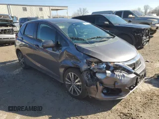 2019 Honda Fit EX with VIN 3HGGK5H8XKM733321, listed as a Copart auction lot 49821185 with 67,123 mi miles and Salvage title. Bid and sale history available at DreamBid. Image 4.