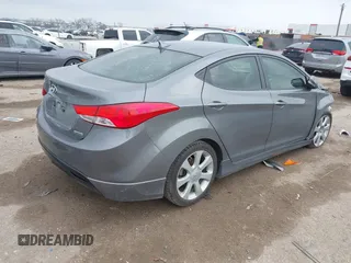 2013 Hyundai Elantra Limited with VIN 5NPDH4AEXDH451649, listed as a IAAI auction lot 41691494 with 124,827 mi miles and . Bid and sale history available at DreamBid. Image 4.