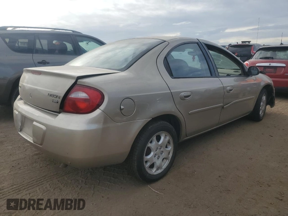 2003 Dodge Neon SXT with VIN 1B3ES56CX3D142174, listed as a Copart auction lot 80647194 with 162,404 mi miles and Salvage Title. Bid and sale history available at carsss.com. Image 3.