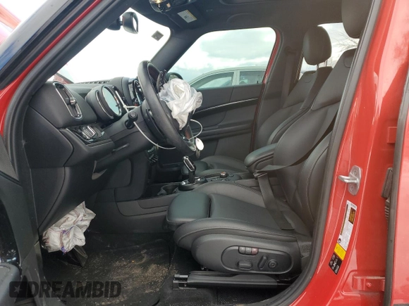 2021 MINI Countryman John Cooper Works with VIN WMZ33BS05M3N01273, listed as a Copart auction lot 82748524 with 52,091 mi miles and Salvage Title. Bid and sale history available at carsss.com. Image 7.