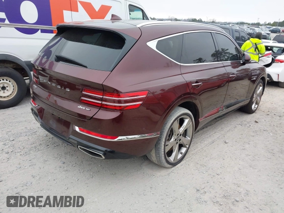 2021 Genesis GV80 with VIN KMUHCESC1MU031056, listed as a IAAI auction lot 41178354 with 95,749 mi miles and . Bid and sale history available at DreamBid. Image 4.