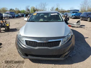 2013 Kia Optima LX with VIN KNAGM4A7XD5390018, listed as a Copart auction lot 53112915 with 0 mi miles and Salvage Title. Bid and sale history available at carsss.com. Image 5.