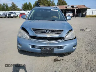 2008 Lexus RX 400h with VIN JTJHW31UX82070428, listed as a Copart auction lot 53703095 with 119,819 mi miles and Salvage Title. Bid and sale history available at DreamBid. Image 5.
