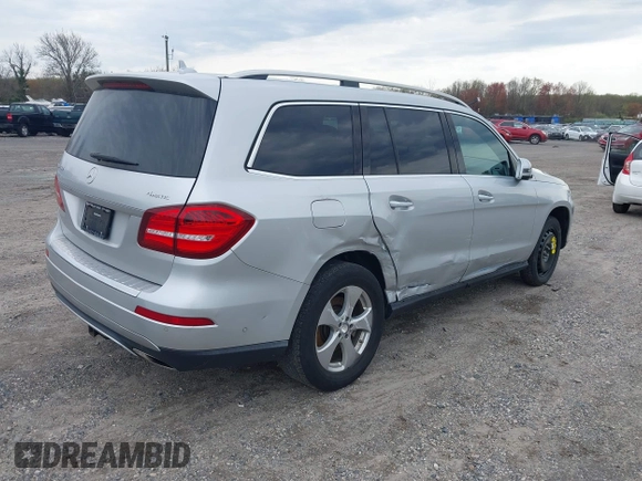 2017 Mercedes-Benz GLS 450 с VIN 4JGDF6EE8HA832064, выставлен на аукционе IAAI как лот 42016947 с пробегом 141 574 миль миль и . История ставок и продаж доступна на DreamBid. Изображение 4.