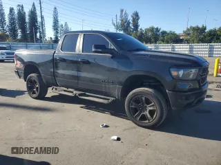 2023 Ram 1500 Lone Star with VIN 1C6RREBTXPN553048, listed as a Copart auction lot 46255525 with 59,497 mi miles and Salvage Title. Bid and sale history available at carsss.com. Image 4.