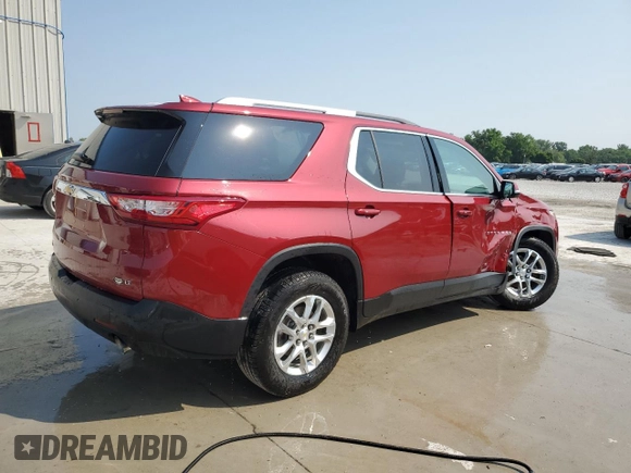 2018 Chevrolet Traverse LT Cloth with VIN 1GNERGKW4JJ270521, listed as a Copart auction lot 60305135 with 64,879 mi miles and Salvage title. Bid and sale history available at DreamBid. Image 3.