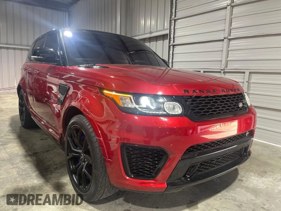 2016 Land Rover Range Rover Sport SVR с VIN SALWZ2EF7GA544520, выставлен на аукционе Copart как лот 50848935 с пробегом 46 984 миль миль и Чистый • Clean title. История ставок и продаж доступна на DreamBid. Изображение 1.