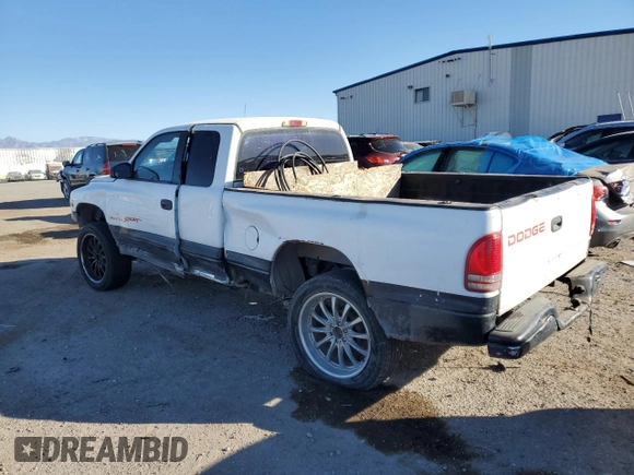 1999 Dodge Dakota SLT with VIN 1B7GL22XXXS142379, listed as a Copart auction lot 88269495 with 0 mi miles and Salvage Title. Bid and sale history available at carsss.com. Image 2.