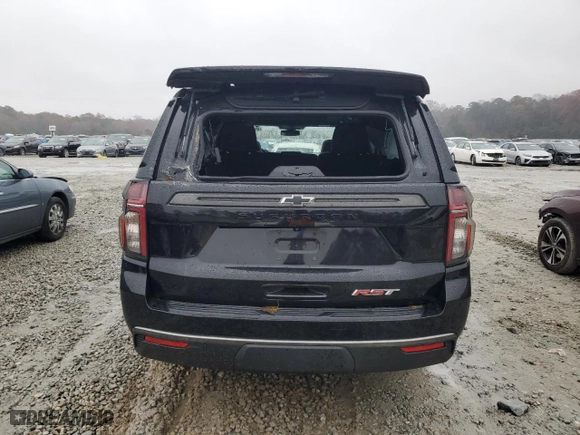 2021 Chevrolet Suburban RST with VIN 1GNSKEKD4MR210450, listed as a Copart auction lot 84372054 with 98,560 mi miles and Salvage Title. Bid and sale history available at carsss.com. Image 6.