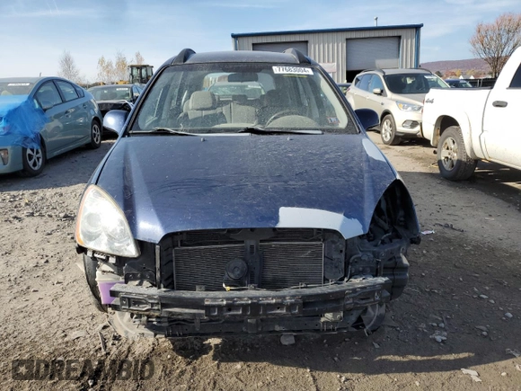 2008 Kia Rondo LX with VIN KNAFG526087154132, listed as a Copart auction lot 77683004 with 117,550 mi miles and Salvage Title. Bid and sale history available at carsss.com. Image 5.