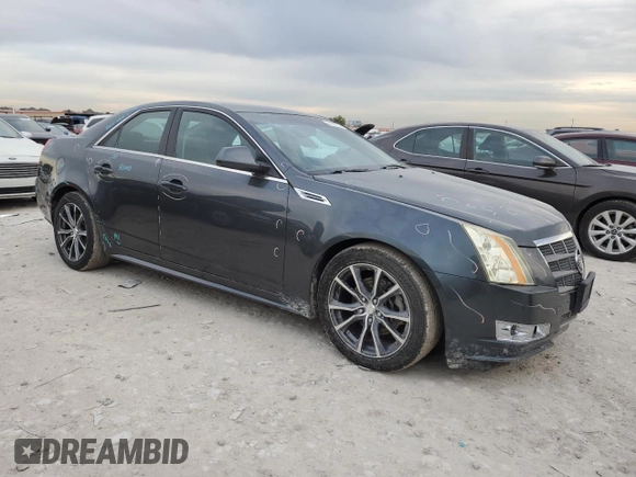 2010 Cadillac CTS Premium with VIN 1G6DS5EV9A0104827, listed as a Copart auction lot 81690744 with 81,813 mi miles and Salvage title. Bid and sale history available at DreamBid. Image 4.