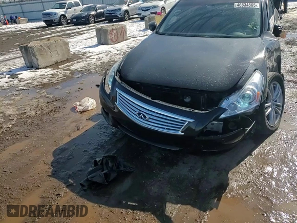 2015 Infiniti Q40 with VIN JN1CV6AR8FM521860, listed as a Copart auction lot 46634865 with 112,627 mi miles and Salvage Title. Bid and sale history available at DreamBid. Image 11.