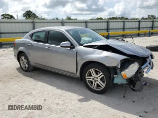 2013 Dodge Avenger SXT with VIN 1C3CDZCB4DN689363, listed as a Copart auction lot 58935055 with 141,536 mi miles and Salvage title. Bid and sale history available at DreamBid. Image 4.