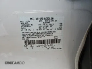 2023 Ford Edge SE с VIN 2FMPK4G91PBA26146, выставлен на аукционе Copart как лот 41696545 с пробегом Не указан миль и На запчасти • Non repairable. История ставок и продаж доступна на DreamBid. Изображение 13.