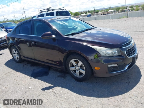 2015 Chevrolet Cruze LT with VIN 1G1PC5SB8F7126147, listed as a IAAI auction lot 42227926 with 156,172 mi miles and . Bid and sale history available at DreamBid. Image 1.