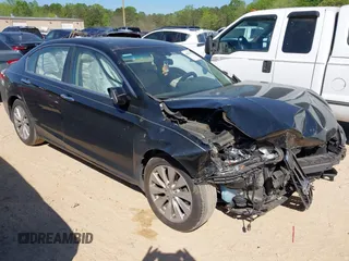 2013 Honda Accord Sdn EX-L with VIN 1HGCR2F89DA207063, listed as a IAAI auction lot 42021702 with 65,071 mi miles. Bid and sale history available at carsss.com. Image 1.