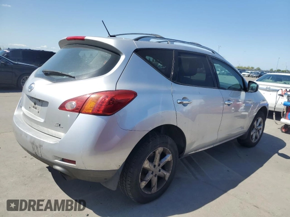2009 Nissan Murano SL z VIN JN8AZ18U99W106856, wystawiony jako Copart lot #51744835 z przebiegiem 259 999 mil mil oraz Czysty tytuł • Clean title. Historia ofert i sprzedaży dostępna na DreamBid. Obrazek 3.