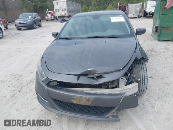 2015 Dodge Dart SXT with VIN 1C3CDFBB3FD309566, listed as a IAAI auction lot 41749617 with 180,188 mi miles. Bid and sale history available at carsss.com. Image 12.