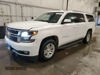 2015 Chevrolet Suburban LT with VIN 1GNSKJKC5FR531495, listed as a Copart auction lot 50583005 with 171,475 mi miles and Salvage Title. Bid and sale history available at carsss.com. Image 1.
