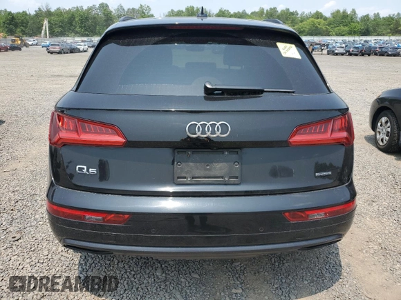 2020 Audi Q5 Premium with VIN WA1ANAFY8L2113769, listed as a Copart auction lot 59963025 with 125,844 mi miles and Salvage title. Bid and sale history available at DreamBid. Image 6.