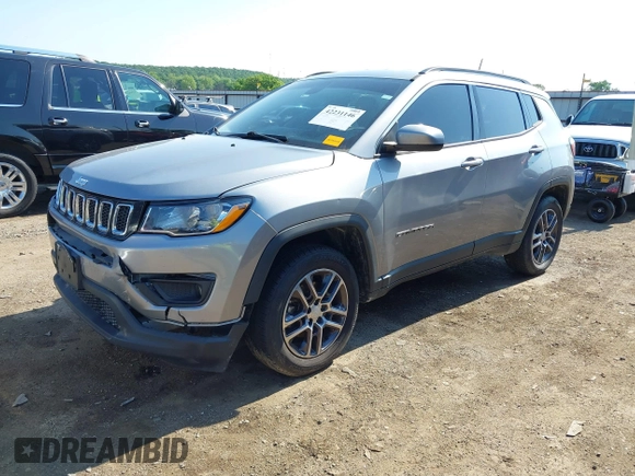 2017 Jeep Compass Latitude with VIN 3C4NJDBB4HT629073, listed as a IAAI auction lot 42231146 with 155,978 mi miles and . Bid and sale history available at DreamBid. Image 17.