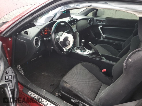 2017 Toyota 86 with VIN JF1ZNAA18H8709039, listed as a Copart auction lot 83163834 with 56,587 mi miles and Salvage Title. Bid and sale history available at carsss.com. Image 8.
