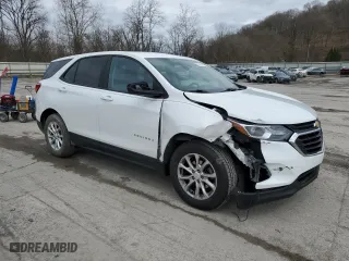 2020 Chevrolet Equinox LS with VIN 3GNAXSEV7LS700182, listed as a Copart auction lot 51627145 with 66,191 mi miles and Salvage Title. Bid and sale history available at carsss.com. Image 4.