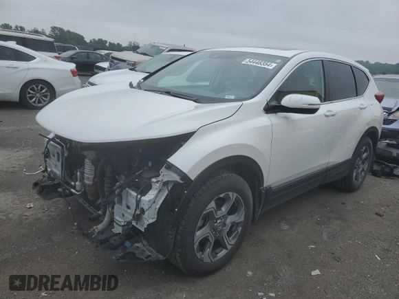 2019 Honda CR-V EX with VIN 5J6RW2H55KL031631, listed as a Copart auction lot 54448354 with 132,449 mi miles and Salvage Title. Bid and sale history available at carsss.com. Image 1.