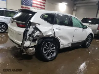 2022 Honda CR-V EX-L with VIN 5J6RW2H81NA012195, listed as a Copart auction lot 45746725 with 42,038 mi miles and Salvage Title. Bid and sale history available at carsss.com. Image 3.
