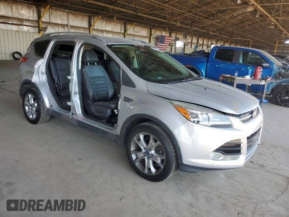 2015 Ford Escape Titanium with VIN 1FMCU9J96FUB33670, listed as a Copart auction lot 61826915 with 179,794 mi miles and Salvage title. Bid and sale history available at DreamBid. Image 4.