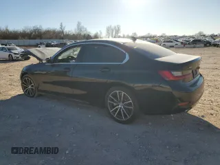 2019 BMW 3 Series 330i with VIN 3MW5R1J55K8B03545, listed as a Copart auction lot 47747775 with 0 mi miles and Salvage Title. Bid and sale history available at carsss.com. Image 2.