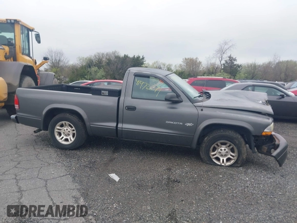 2002 Dodge Dakota with VIN 1B7FL16X62S683972, listed as a IAAI auction lot 41972271 with 158,436 mi miles and . Bid and sale history available at carsss.com. Image 13.