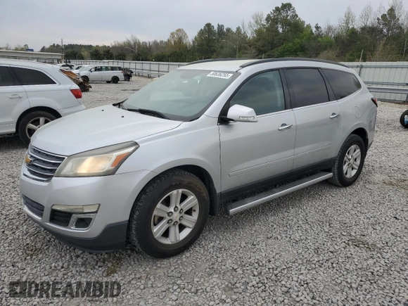 2014 Chevrolet Traverse LT with VIN 1GNKRGKD2EJ200684, listed as a Copart auction lot 50636255 with 213,548 mi miles and Salvage Title. Bid and sale history available at carsss.com. Image 1.