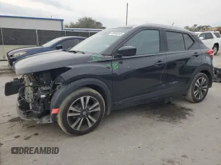 2019 Nissan Kicks SV with VIN 3N1CP5CU2KL517474, listed as a Copart auction lot 44125615 with 55,898 mi miles and Salvage Title. Bid and sale history available at carsss.com. Image 1.