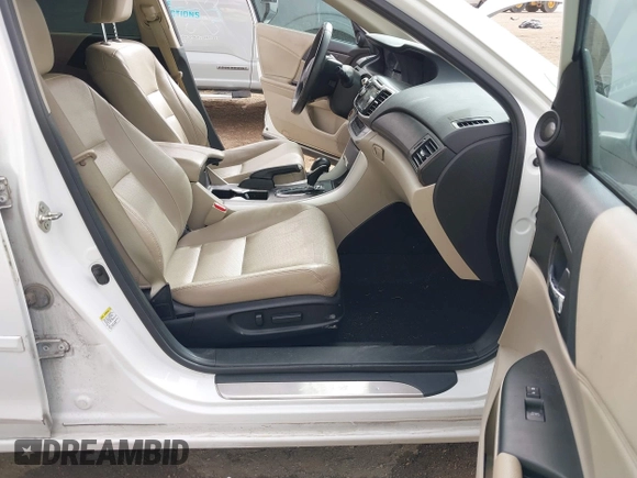 2014 Honda Accord EX-L with VIN 1HGCR2F86EA163363, listed as a IAAI auction lot 41825571 with 66,569 mi miles and . Bid and sale history available at carsss.com. Image 5.