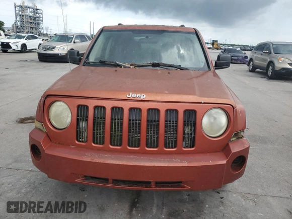 2010 Jeep Patriot Sport z VIN 1J4NT2GB8AD514358, wystawiony jako Copart lot #62562864 z przebiegiem Nie podano mil oraz Czysty tytuł • Clean title. Historia ofert i sprzedaży dostępna na DreamBid. Obrazek 5.