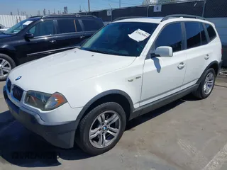 2005 BMW X3 3.0i with VIN WBXPA93465WD14020, listed as a IAAI auction lot 42002808 with 151,372 mi miles. Bid and sale history available at carsss.com. Image 2.
