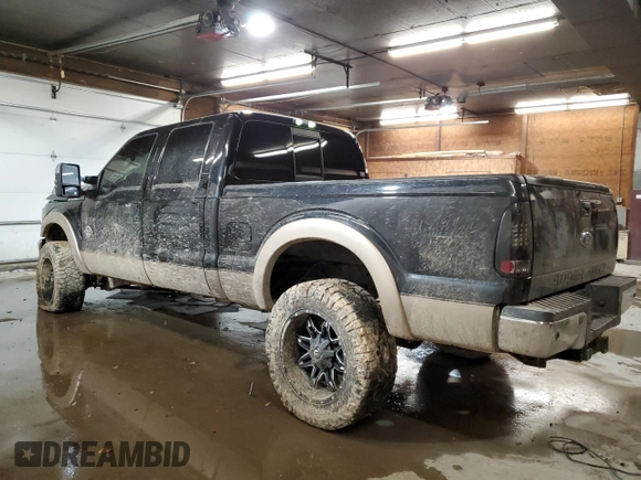 2011 Ford F-350 XL with VIN 1FT8W3BT1BEB65054, listed as a Copart auction lot 44573145 with 143,956 mi miles and Salvage Title. Bid and sale history available at DreamBid. Image 2.