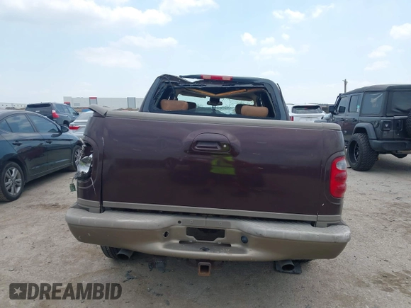 2003 Ford F-150 XLT with VIN 1FTRW07633KB16656, listed as a IAAI auction lot 42052141 with Not Provided miles. Bid and sale history available at carsss.com. Image 15.