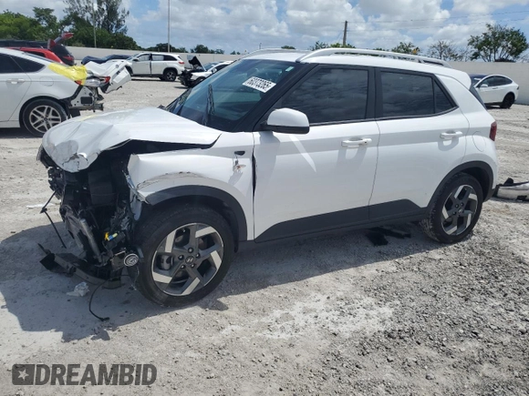 2024 Hyundai Venue SEL with VIN KMHRC8A37RU286811, listed as a Copart auction lot 60373265 with 23,337 mi miles and Non repairable. Bid and sale history available at DreamBid. Image 1.