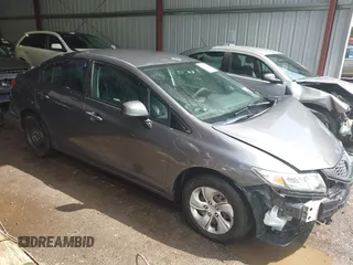 2013 Honda Civic LX with VIN 2HGFB2F54DH538058, listed as a IAAI auction lot 42268704 with 148,704 mi miles and . Bid and sale history available at DreamBid. Image 1.