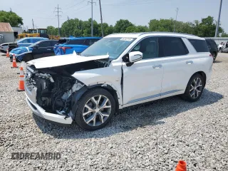 2022 Hyundai Palisade Limited z VIN KM8R5DHE6NU437397, wystawiony jako Copart lot #58732715 z przebiegiem 35 809 mil mil oraz Szkoda całkowita • Salvage title. Historia ofert i sprzedaży dostępna na DreamBid. Obrazek 1.