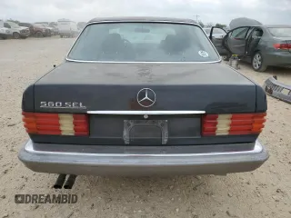 1987 Mercedes-Benz 560 with VIN WDBCA39DXHA343601, listed as a Copart auction lot 53922265 with 263,600 mi miles and Clean Title. Bid and sale history available at DreamBid. Image 6.