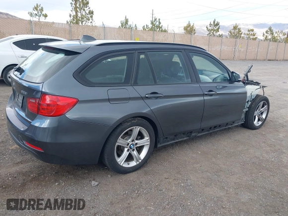 2014 BMW 3 Series 328i xDrive with VIN WBA3G7C59EKN36558, listed as a IAAI auction lot 41562676 with 129,616 mi miles and . Bid and sale history available at carsss.com. Image 4.